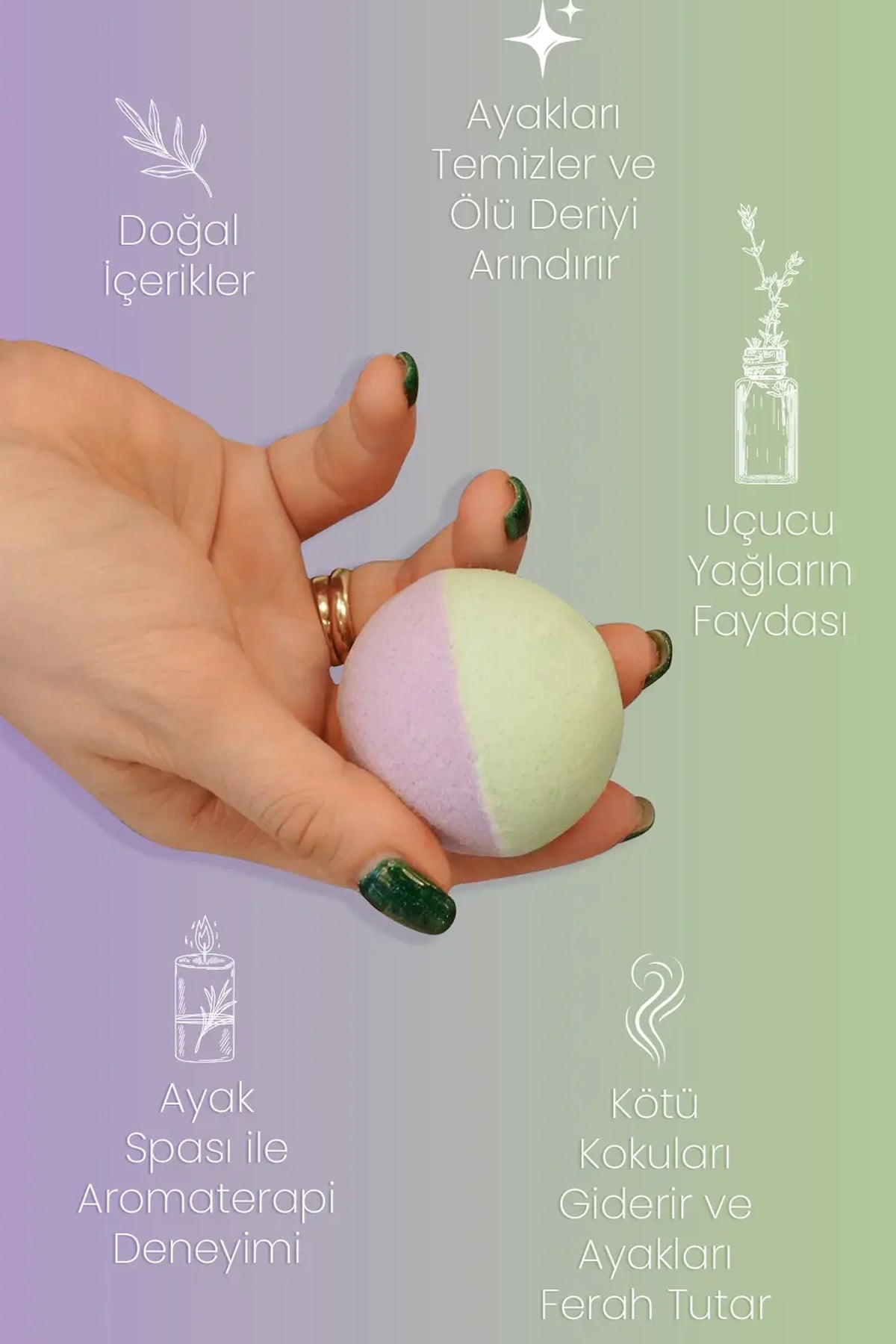 Pedikür Topu 12'li