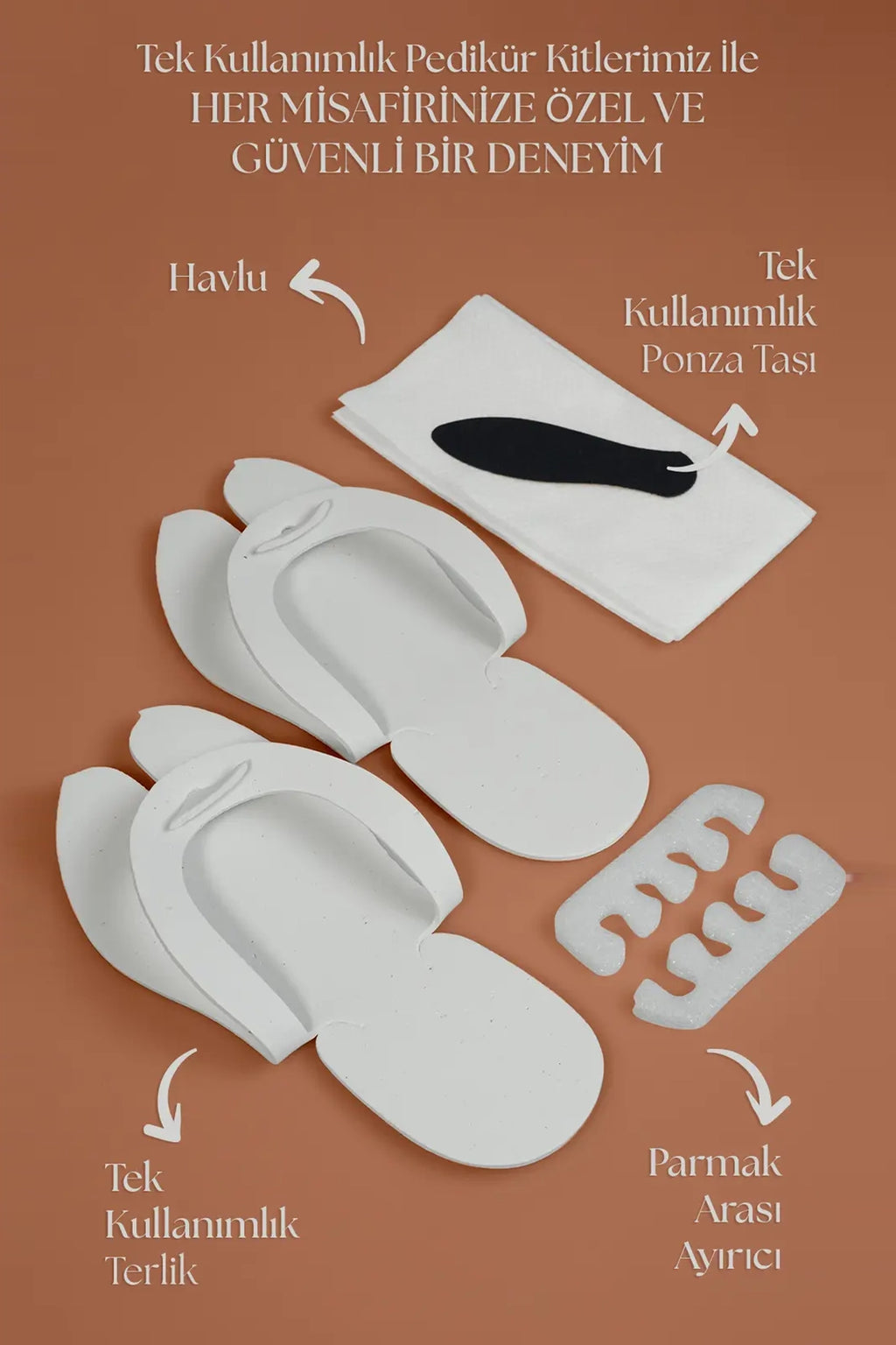 Simple Pedicure Set 10'lu